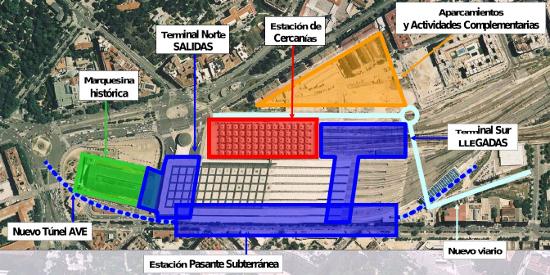 plano nueva estación de atocha