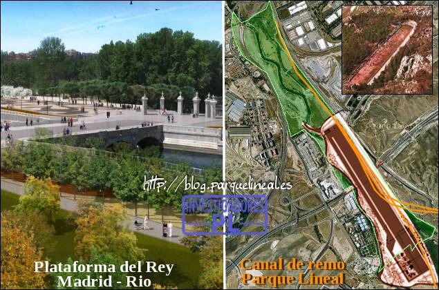 Comparativa proyectos: madrid río y parque lineal del manzanares