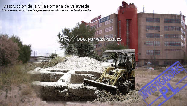 destrucción de la villa romana de villaverde