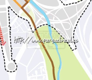 plano madrid río