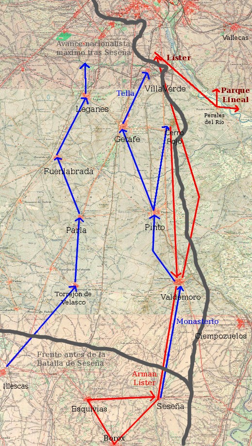 mapa batalla de seseña