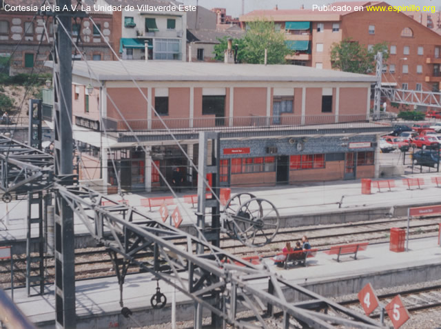 estación villaverde bajo reconstruida