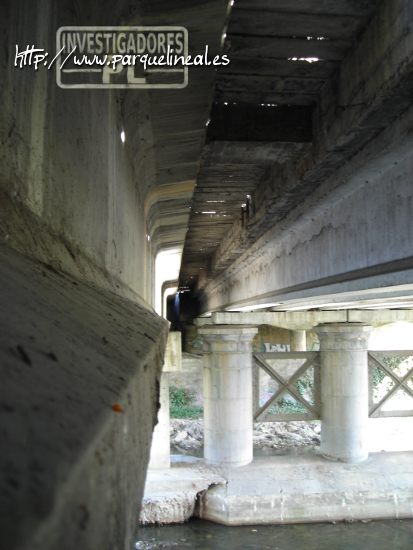 parte inferior del puente de aranjuez