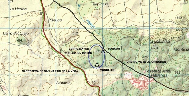 Mapa Cerro Mayor VsM La Marañosa